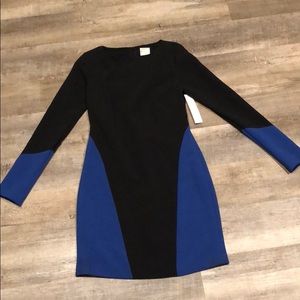 Midi Nicole Miller Colorblock Dress Size 4